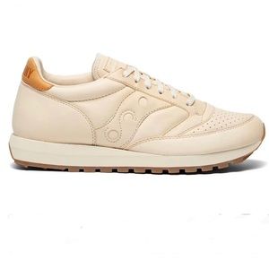 Saucony Veg Tan Jazz 81, unisex men’s 7/women 8.5, slightly worn condition